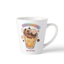 シャム猫のコーヒーグラスでの眠り アート
