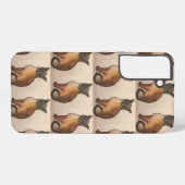 シャム猫のスマホケース SAMSUNG GALAXYケース (裏面横)