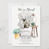 シャム猫の動きのお知らせ 案内状 (正面)