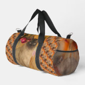 シャム猫の動物模様 ダッフルバッグ (右コーナー)