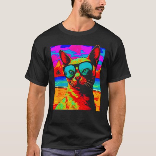 シャム猫の夏 Tシャツ (正面)