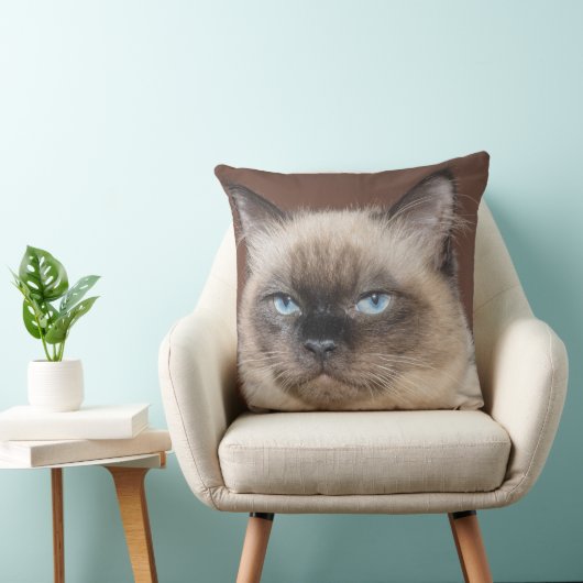シャム猫の枕 クッション (椅子)