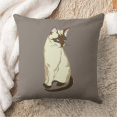 シャム猫の枕 クッション (ブランケット)