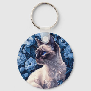 シャム猫の花 過去記事 キーホルダー