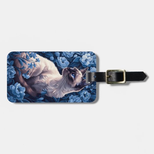 シャム猫の花|過去記事 ラゲッジタグ (正面横)