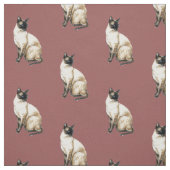 シャム猫の芸術の生地 ファブリック (見本)