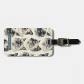 シャム猫の荷物タグ ラゲッジタグ (正面横)