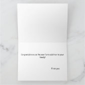 シャム猫の養子縁組 カード (内部)