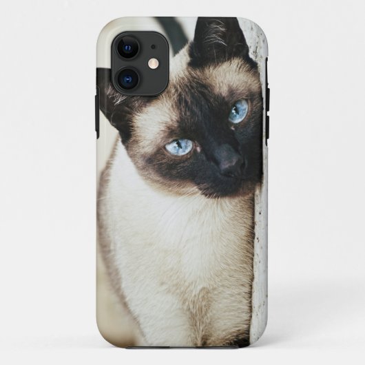 シャム猫のiphoneの場合 Case-Mate iPhoneケース (裏面)