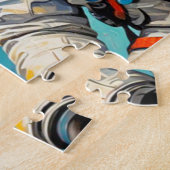 シャム猫エバ船外歩き3 ジグソーパズル (側面)