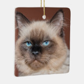 シャム猫オーナメント セラミックオーナメント (右)