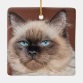 シャム猫オーナメント セラミックオーナメント (裏面)