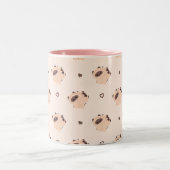 シャム猫カップルマグ ツートーンマグカップ (中央)