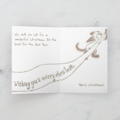 シャム猫キッテンアートクリスマスカード シーズンカード (内部)