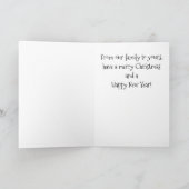 シャム猫クリスマスカード シーズンカード (内部)