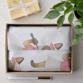 シャム猫ゴルファーのためのゴルフ女性大会 薄葉紙 (ギフト)