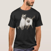 シャム猫シャツ – ギフトfor猫好き tシャツ (正面)
