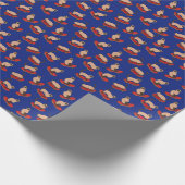 シャム猫スケートボード：ヴィンテージ柄 ラッピングペーパー (角)