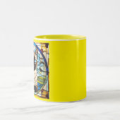 シャム猫ステンドグラス ツートーンマグカップ (中央)