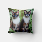 シャム猫ツインズクッション クッション (正面)