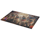 シャム猫ハロウィン不気味 カッティングボード (角)