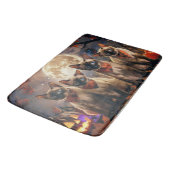 シャム猫ハロウィン不気味 バスマット (アングル)