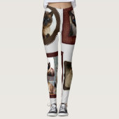 シャム猫ファミリーおもしろいレギンス レギンス (正面)