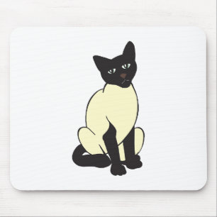 シャム猫ペットかわいい運命の動物 マウスパッド