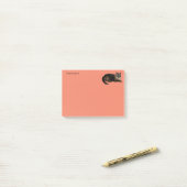 シャム猫ポスト®メモ4 x 3 ポストイット (デスク上)