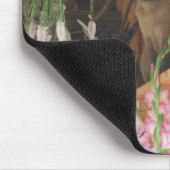 シャム猫ポーズ動物撮影マウスパッド#2 マウスパッド (コーナー)