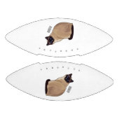 シャム猫マンガイラストレーション アメリカンフットボール (パネル)