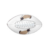 シャム猫マンガイラストレーション アメリカンフットボール (正面)