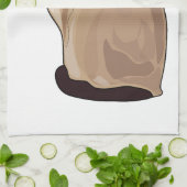 シャム猫マンガイラストレーション キッチンタオル (折り畳み)