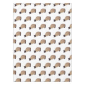 シャム猫マンガイラストレーション テーブルクロス (正面)