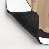 シャム猫マンガイラストレーション マウスパッド (コーナー)