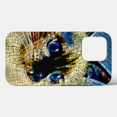 シャム猫モザイクタイル Case-Mate iPhoneケース (裏面 (横))