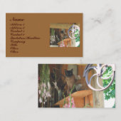 シャム猫動物写真ビジネスカード#2 名刺 (正面/裏面)