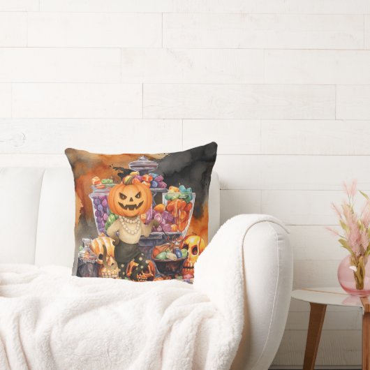 シャム猫好きのためのハロウィン クッション (ソファ)