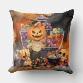 シャム猫好きのためのハロウィン クッション (正面)