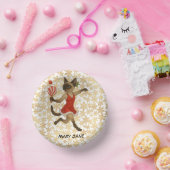 シャム猫好きのためのピンポン柄クリスマステーマ ペーパーボウル (パーティー)