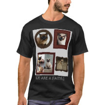 シャム猫好きTシャツ家族