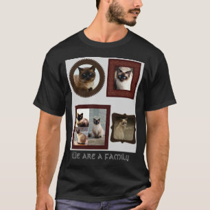 シャム猫好きTシャツ家族 Tシャツ
