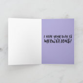 シャム猫誕生日グリーティングカード カード (内部)