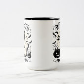 シャム猫魔法：機知に富んだ無料 ツートーンマグカップ (中央)