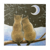 シャム猫584 タイル (正面)