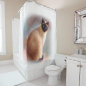 シャム猫613 シャワーカーテン (インサイチュ)