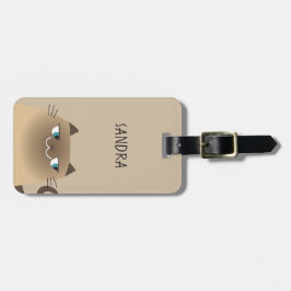 シャム猫 かわいい ラゲッジタグ