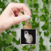 シャム猫 キーホルダー (手)