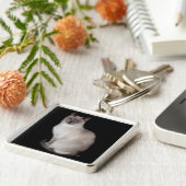 シャム猫 キーホルダー (側面)