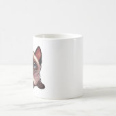 シャム猫 コーヒーマグカップ (中央)